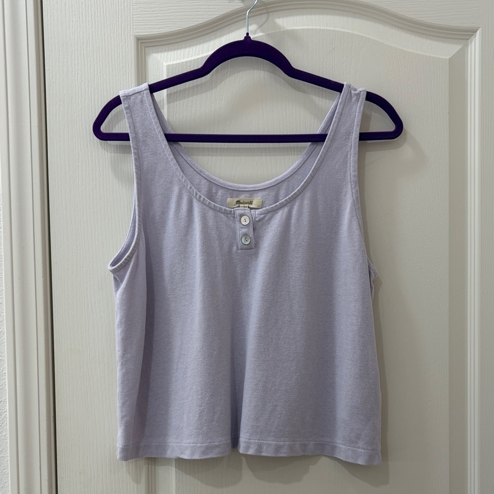 Madewell Light Lavender Tank sz L